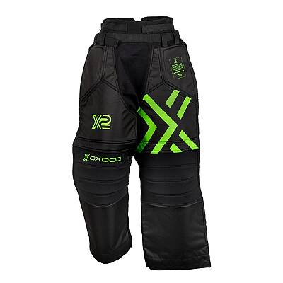 Oxdog brankářské kalhoty X2 Goalie Pants SR Black/Green