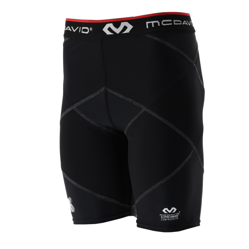 McDavid Super Cross Compression Short With Hip Spica Black