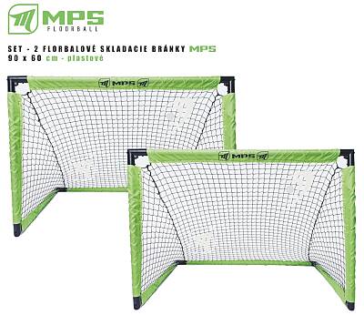 Set - 2 ks MPS skládací branka 90 x 60cm se sítí PVC