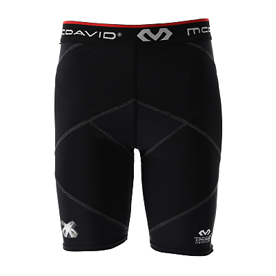 McDavid Super Cross Compression Short With Hip Spica Black